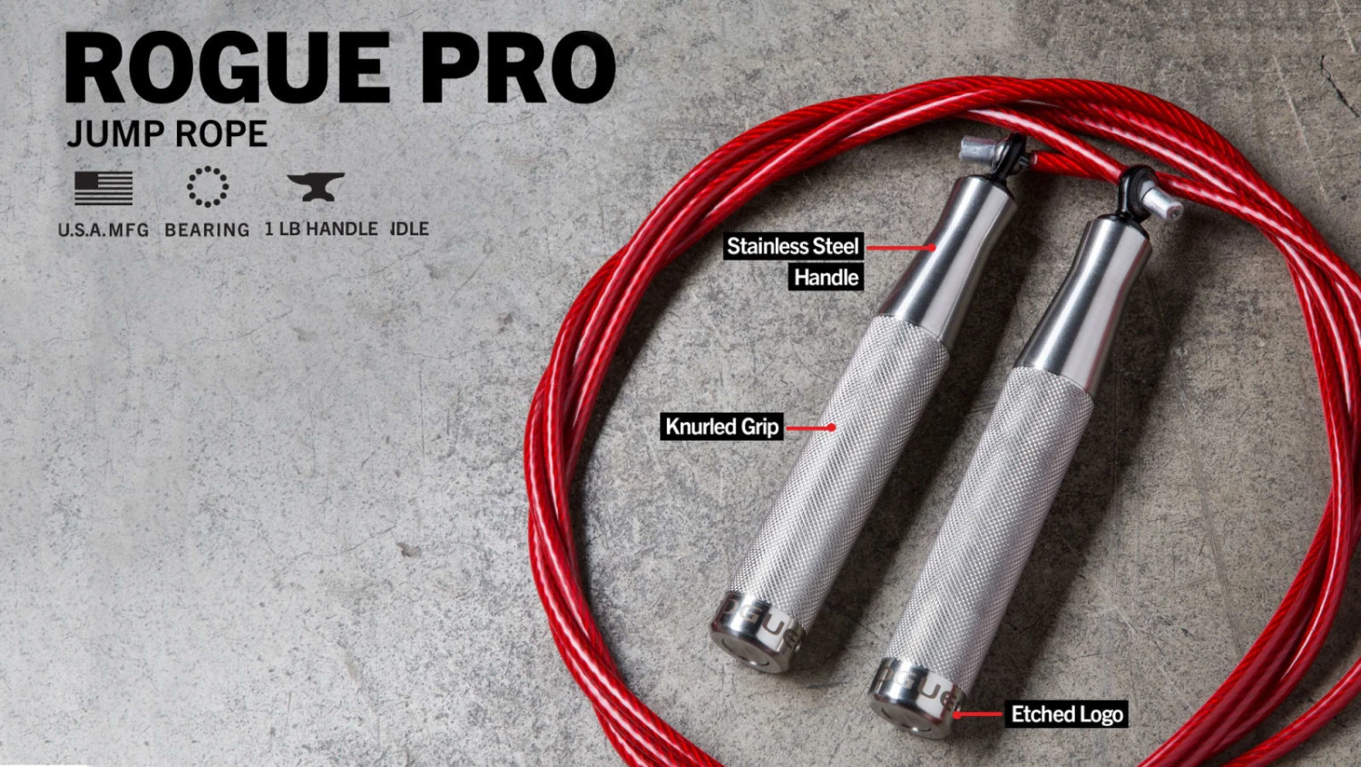 Rogue PRO Jump Rope 1 Rogue PRO Jump Rope