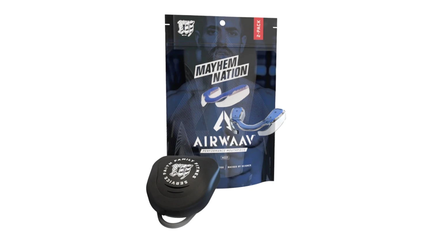 AIRWAAV HIIT Mouthpiece - Mayhem Edition (2 Pack) 2 AIRWAAV HIIT Mouthpiece - Mayhem Edition (2 Pack) - Image 2