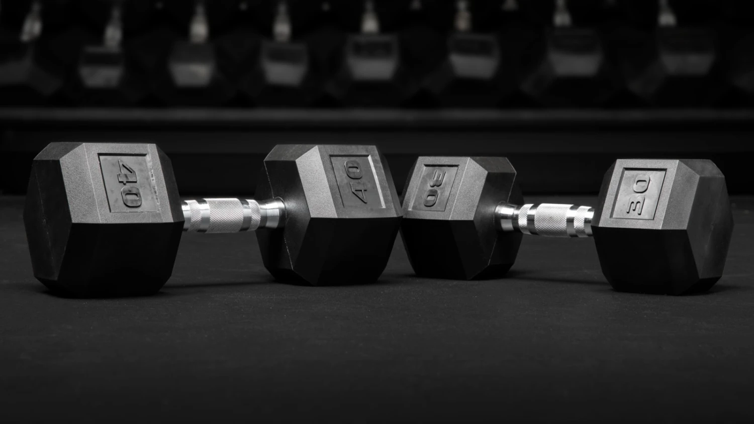 Poly Hex Dumbbell 1 Poly Hex Dumbbell