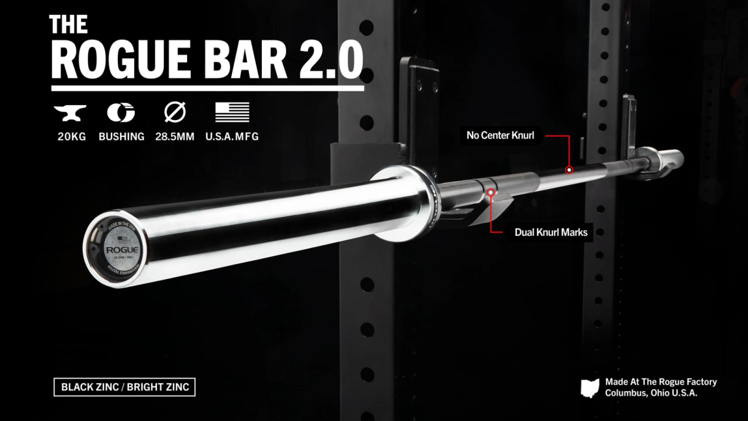 The Rogue Bar 2.0 - Black Zinc 1 The Rogue Bar 2.0 - Black Zinc