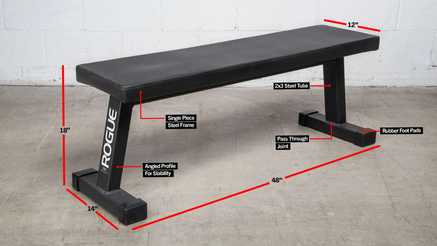 Rogue Flat Utility Bench 2.0 2 Rogue Flat Utility Bench 2.0 - Image 2
