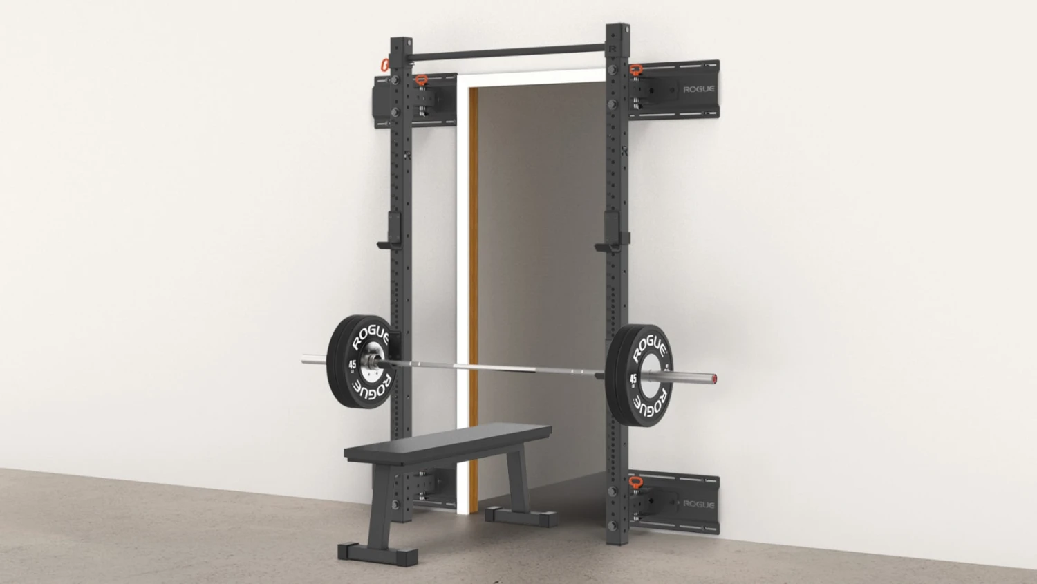 Rogue RML-90SLIM Door Mount Fold Back Rack 2 Rogue RML-90SLIM Door Mount Fold Back Rack - Image 2