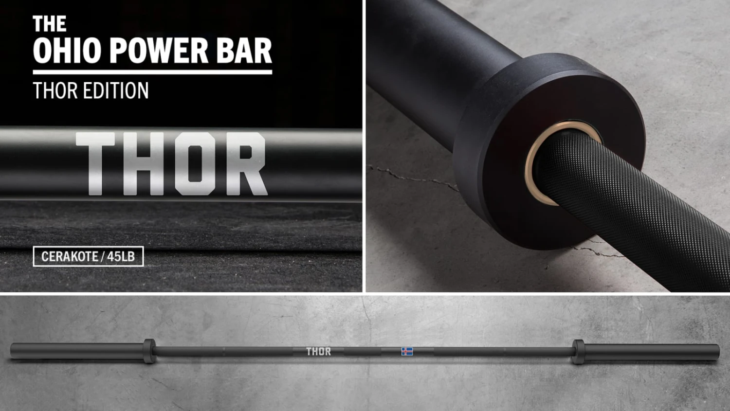 Rogue Athlete Cerakote Power Bar - THOR Edition 1 Rogue Athlete Cerakote Power Bar - THOR Edition